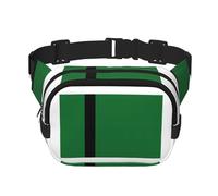Flag of the Sultanate of Delhi print Fanny Pack Purse with Adjustable Strap Square Double Layer Waist Bag Belt Unisex Everywhere