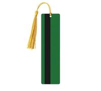 Flag of The Sultanate of Delhi Wooden Bookmark Craft Hanging Tags Ornaments Rectangular Bookmarks with Holes and Ropes