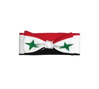 Flag of the Syrian Arab Republic Infant Headband - Soft Stretchy Turban with Knot Bows for Toddlers Exquisite Accessories