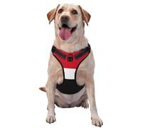 Flag of The Syrian Arab Republic Medium Printed pet Traction Vest - Ideal for Dog Walking, Hiking, Daily Travel