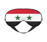Flag of The Syrian Arab Republic Print Sleeping Eye Cover Eyeshade for Men Women Plane Travel Nap Night Sleeping