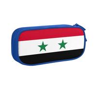 Flag of The Syrian Arab Republic Print Stationery Bag Lightweight Pen Pouch School College Office Travel Boys Girls Adults