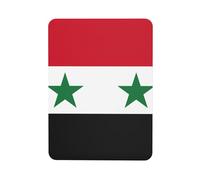 Flag Of The Syrian Arab Republic Rectangular Refrigerator Magnet Picture Stickers Home Decoration Accessories