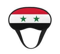 Flag of The Syrian Arab Republic Sleep Mask 100% Light Blocking Eye Mask for Sleeping, Sleep Mask for Unisex for Travel/Nap