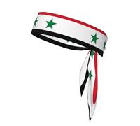Flag of The Syrian Arab Republic Sport Anti-Sweat and Anti-Slip Hair Bands for Men and Women Workout Running Sports