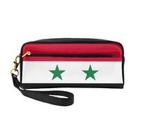 Flag of The Syrian Arab Republic Women Travel Makeup Pouch Makeup Bag for Purse Portable Toiletry Bag Accessories Organizer