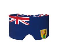 Flag of the Turks and Caicos Islands Double-Sided Printed Eye mask, Soft and Light-Blocking, Suitable for Travel and Home