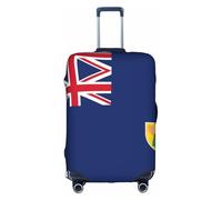 Flag of The Turks and Caicos Islands Luggage Cover Suitcase Trolley Case Protector Elastic Washable Anti Scratch Fit 18-32 Inch
