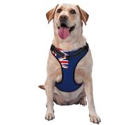 Flag of The Turks and Caicos Islands Medium Printed pet Traction Vest for Pets to wear When Walking The Dog or Climbing Mountains