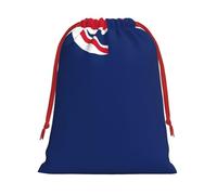 Flag Of The Turks And Caicos Islands Print Multi-Functional Drawstring Reusable Gift Pouch Daily Storage All Occasions Use