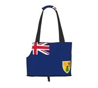Flag of the Turks and Caicos Islands print Puppy Carrier Walking Dog Bags Pets Dogs Carrier Bags for small Dogs and Cat and Rabbit