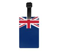 Flag of The Turks and Caicos Islands Print PVC Luggage Tags for Suitcase, Detachable Wrist Strap, Quickly Identifier Travel Bag Tags