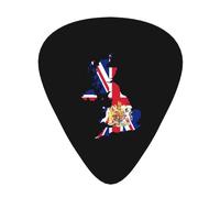 Flag Of The United Kingdom Map Guitar Picks Plectrums For Guitar Bass 12 Pack