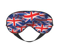 Flag of The United Kingdom Print Stylish Eye Mask Lightweight Travel Yoga Nap Meditation Camping Work Relaxation