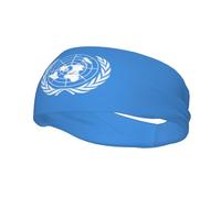Flag of The United Nations Headbands Men Women Non Slip Wicking Sports Sweatband for Gym Basketball Yoga Hairbands