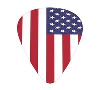 Flag Of The United States Guitar Picks Plectrums For Guitar Bass 12 Pack