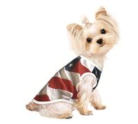 Flag of The United States of America Cute Dog Clothes,Dog T Shirt for Small Dogs Girl Boy.Pet Pullover Jumper,Cat Clothes,Suitable for Small Pets