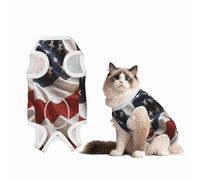 Flag of The United States of America Recovery Suit for Dogs Cats After Surgery,Pet Recovery Shirt, Dog Onesies Pet Surgery Recovery Suit