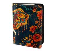 Flag of the United States of America Travel Passport Holder Cover Wallet Leather Case Travel Essentials Luggage Accessories, Dress Up A Beautiful Elephant, One Size, Contemporary