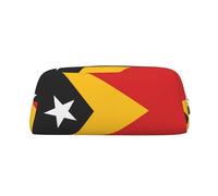 Flag of Timor-Leste Print Pencil Case, Pencil Pouch with Zipper, Portable Stationery Organizer pencil bag - Office Travel