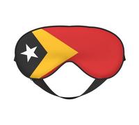 Flag of Timor-Leste Prints Double-Sided Eye Mask Adjustable Design Light-Blocking and Breathable Suitable for Rest and Travel.