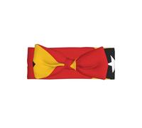 Flag of Timor-Leste Soft Baby Headband with Knot Bow for Infants 0-6 Months, Warm and Stylish