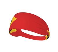 Flag of Timor-Leste Stretchy Non-Slip Sweat Wicking Hair Bands for Women & Men, Workout Headwrap for Gym, Running, Yoga, Tennis