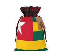 Flag of Togo Two Color Drawstring Gift Bag M Beautiful Convenient Suitable For Christmas Birthdays