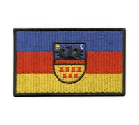 Flag of Transylvania - The Land of Count Dracula - Heat-Activated Adhesive/Iron-on Backing - Embroidered Badge/Patch
