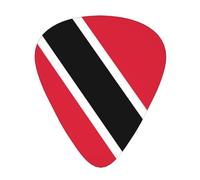 Flag Of Trinidad And Tobago Guitar Picks Plectrums For Guitar Bass 12 Pack