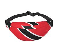 Flag of Trinidad and Tobago Large Fashion Crossbody Waist Bag, Travel Casual Boys Waist Bag, Suitable for Sports, Running, Cycling, Traveling, Fishing