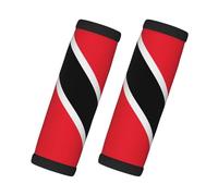 Flag of Trinidad and Tobago Luggage Handles Wrap Grips â€“ Pack of 2 Suitcase Identifiers Tags, Travel Accessories Grip, Wear-Resistant
