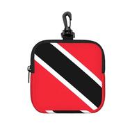 Flag of Trinidad and Tobago Print Coin Bag for Women, Zipper Wallet/Mini Storage Pouch, Everyday Carry Organizer for Keys, Cards