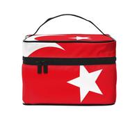 Flag of Turkey Cosmetic Bag.Fashionwomenâ€™s Printed Cosmetic Bag, Large Toiletry Organiser for Travel