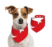Flag of Turkey Dog Bandana, Adjustable for Boys and Girls,Suitable for Cats and Dogs Pet Accessories