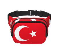 Flag of Turkey Fanny Pack Belt Bag for Women and Men, Fashionable Waist Pack for Traveling, Hiking