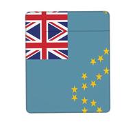 Flag of Tuvalu Printed Comfortable Mouse Padâ€“Non-Slip PU Leather Base, Smooth & Modern Design for Office, HomeUse8.3 x 10.3 in