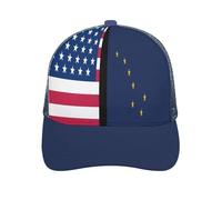 Flag of U.S.A and Alaska Baseball Caps Classic Hats Adjustable Hip Hop Hat Trendy Sport Cap for Men Women