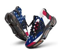 Flag of U.S.A and Ohio Men's Sneaker Lightweight Running Shoe