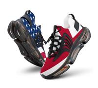Flag of U.S. and Alabama Men's Sneaker Lightweight Running Shoe