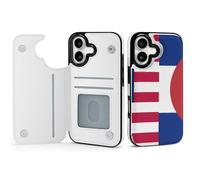 Flag of U.S. And Colorado Mobile Phone Flip Cases Compatible with iPhone 17/17 Air/17 Pro/17 Pro Max Anti-Scratch Covers