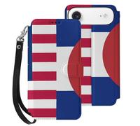 Flag of U.S. And Colorado Mobile Phone Front Flip Cases Compatible with iPhone 17/17 Air/17 Pro/17 Pro Max Anti-Scratch Covers