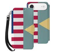 Flag of U.S. And Delaware Mobile Phone Front Flip Cases Compatible with iPhone 17/17 Air/17 Pro/17 Pro Max Anti-Scratch Covers