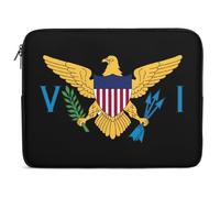 Flag of U.S. Virgin Islands Laptop Sleeves Lightweight Laptop Bag with Zippered for Work Travel Business