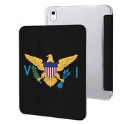 Flag of U.S. Virgin Islands Stylish Tri-fold Tablet Case Compatible with IPAD 10代 (10.9in) Anti-Scratch Covers with Pen Slot