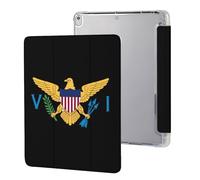 Flag of U.S. Virgin Islands Stylish Tri-fold Tablet Case Compatible with IPAD Pro (10.5in) /IPAD Air3(10.5in) Anti-Scratch Covers with Pen Slot