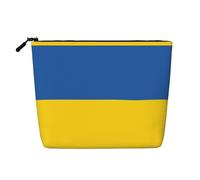 Flag of Ukraine A Versatile Travel Makeup Bag, Ideal for Daily Routines and Business Journeys