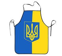 Flag of Ukraine Aprons for Men, Women for Kitchen Cooking Baking BBQ Chef Apron