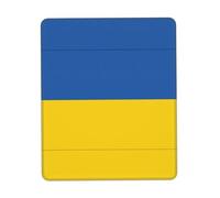 Flag of Ukraine Desk Pad, Washable for Office/Gaming/Writing, Rubber Base, Polyester Surface