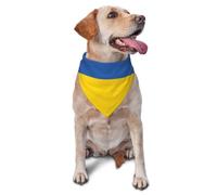 Flag of Ukraine Pet Bandana-Triangle Scarf for Cats Dogs Adjustable